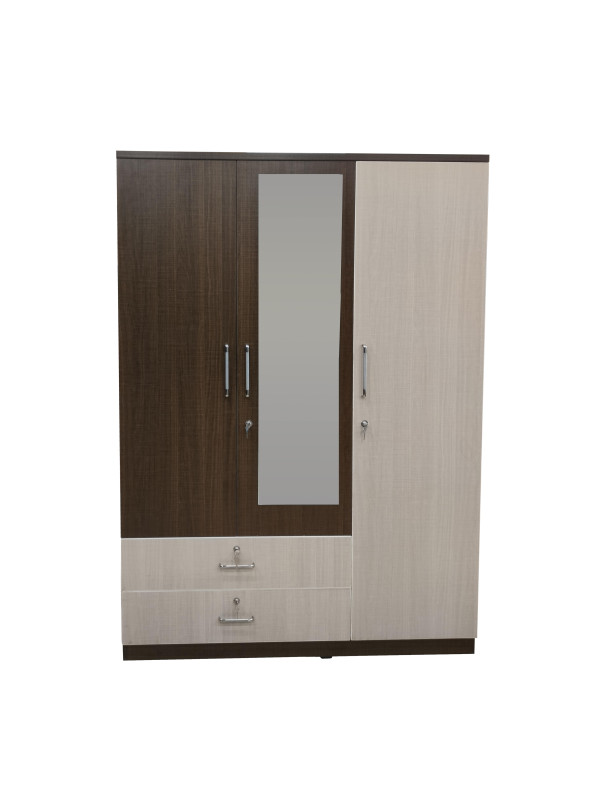3 Door Wardrobes with Mirror
