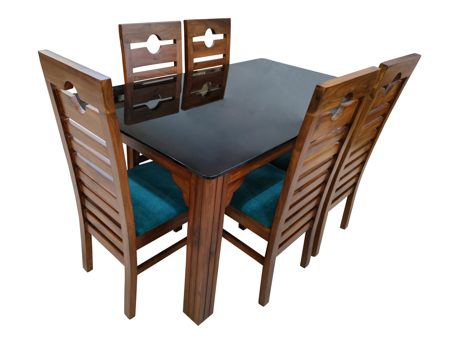 VK Eye Model Wood 6 Seater Dining set